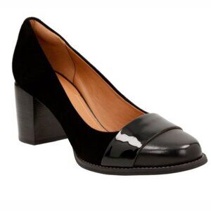 Clarks Tarah Brae  Leather Suede Pump Size 10